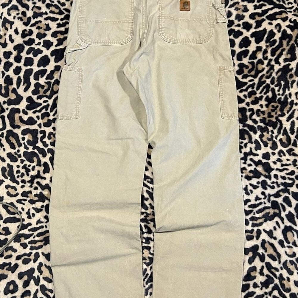 Carhartt Men's Tan and Cream Trousers